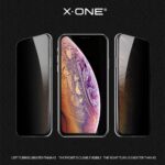 X-ONE Full Cover Extra Strong Privacy - for iPhone 11 Pro Max (full glue) tempered glass 9H - Image 2