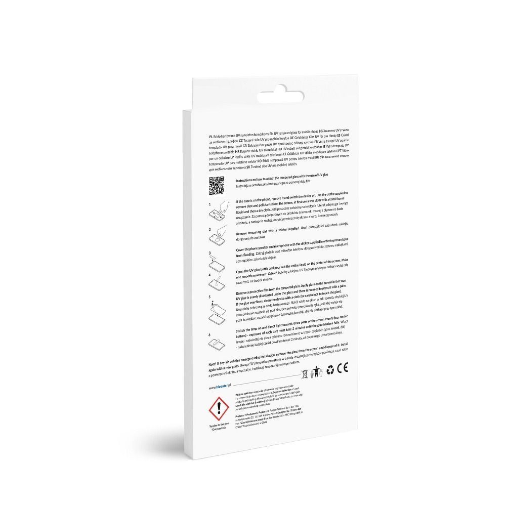 UV Blue Star Tempered Glass 9H - SAMSUNG Galaxy S9 - Image 2