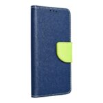 FANCY Book case for SAMSUNG A26 navy / lime
