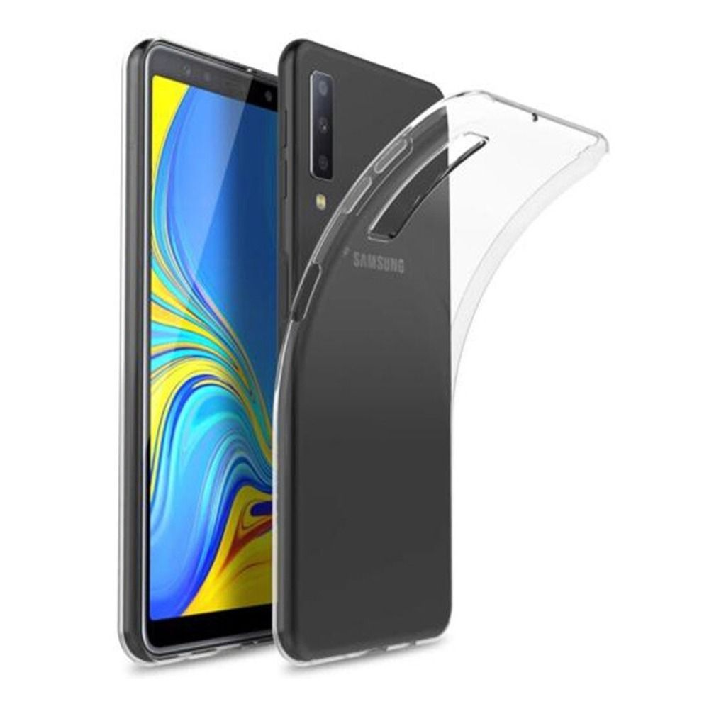 BACK CASE ULTRA SLIM 0,5 mm for SAMSUNG A7 2018 ( A750 ) - Image 1
