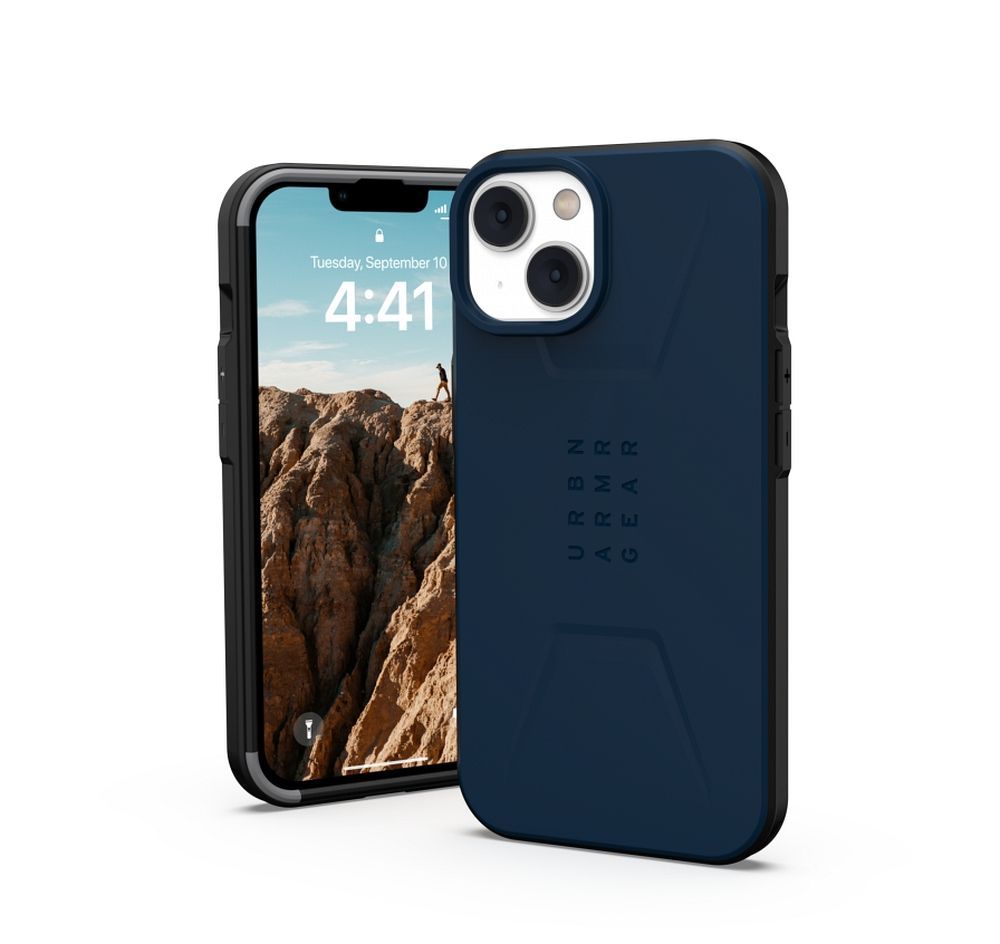UAG Urban Armor Gear case CIVILIAN compatible with MagSafe for IPHONE 14 Plus navy - Image 2