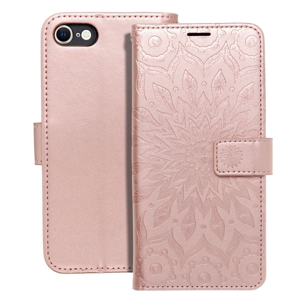 MEZZO Book case for IPHONE 7 / 8 / SE 2020 / SE 2022 mandala rose gold MEZZO Book case for IPHONE 7 / 8 / SE 2020 / SE 2022 mandala rose gold - Image 1