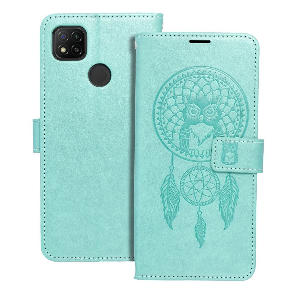 MEZZO Book case for XIAOMI Redmi 9C / 9C NFC dreamcatcher green - Image 1