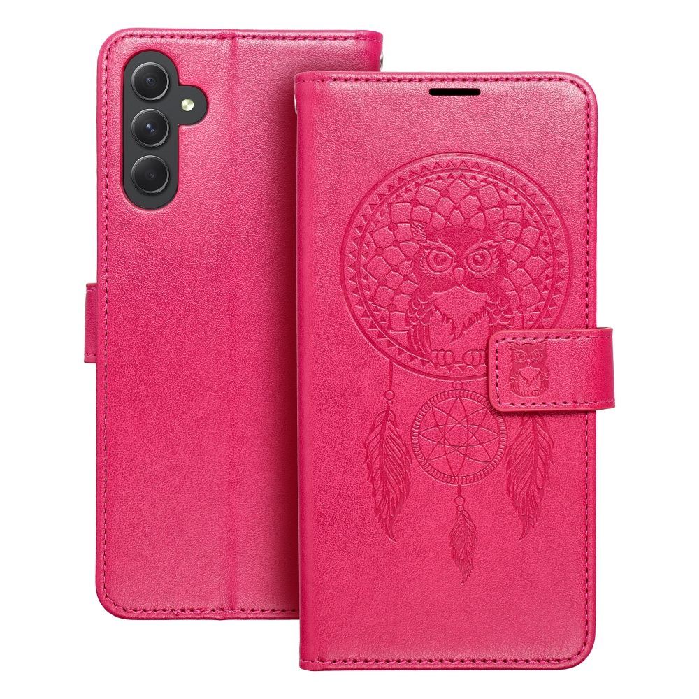 MEZZO Book case for SAMSUNG A14 4G / A14 5G dreamcatcher magenta - Image 1