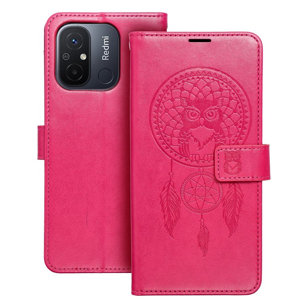 MEZZO Book case for XIAOMI Redmi 12C dreamcatcher magenta MEZZO Book case for XIAOMI Redmi 12C dreamcatcher magenta - Image 1