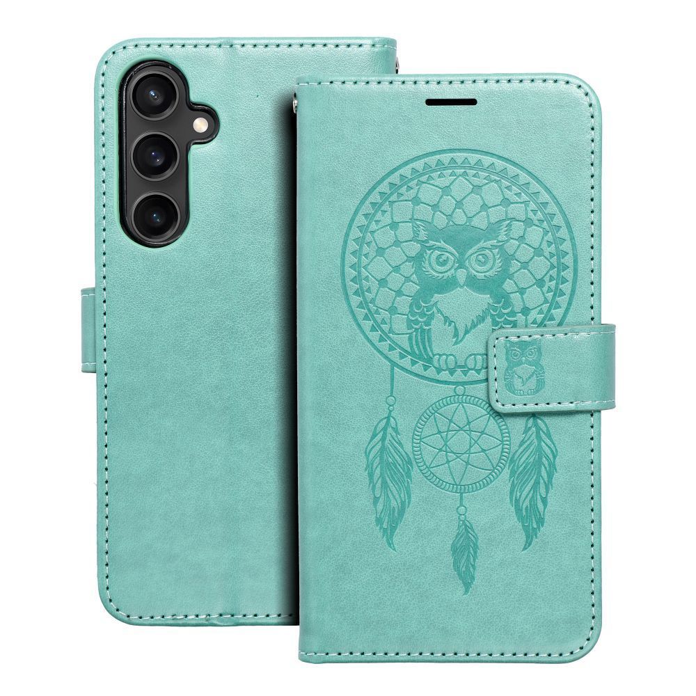 MEZZO Book case for SAMSUNG S23 FE dreamcatcher green - Image 1
