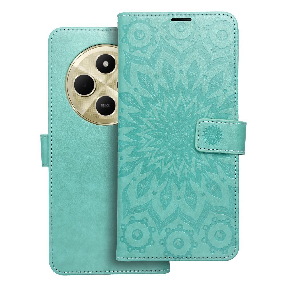 MEZZO Book case for XIAOMI Redmi 14C mandala green MEZZO Book case for XIAOMI Redmi 14C mandala green - Image 1