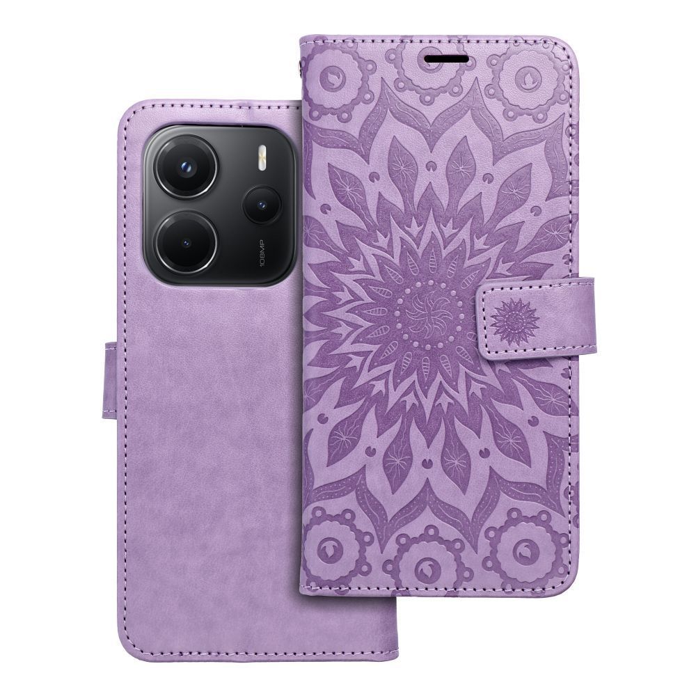 MEZZO Book case for XIAOMI Redmi Note 14 5G mandala purple - Image 1