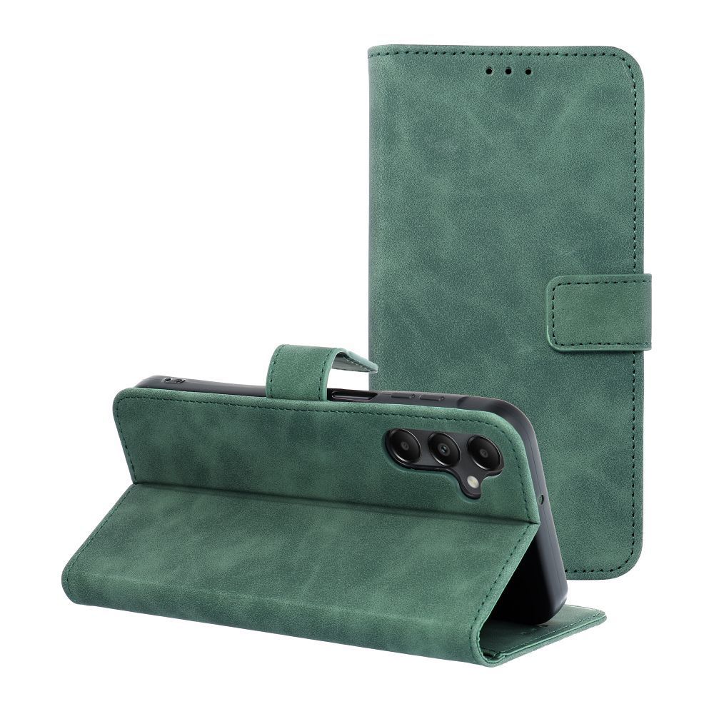 TENDER Book Case for SAMSUNG A15 4G / A15 5G green TENDER Book Case for SAMSUNG A15 4G / A15 5G green - Image 1