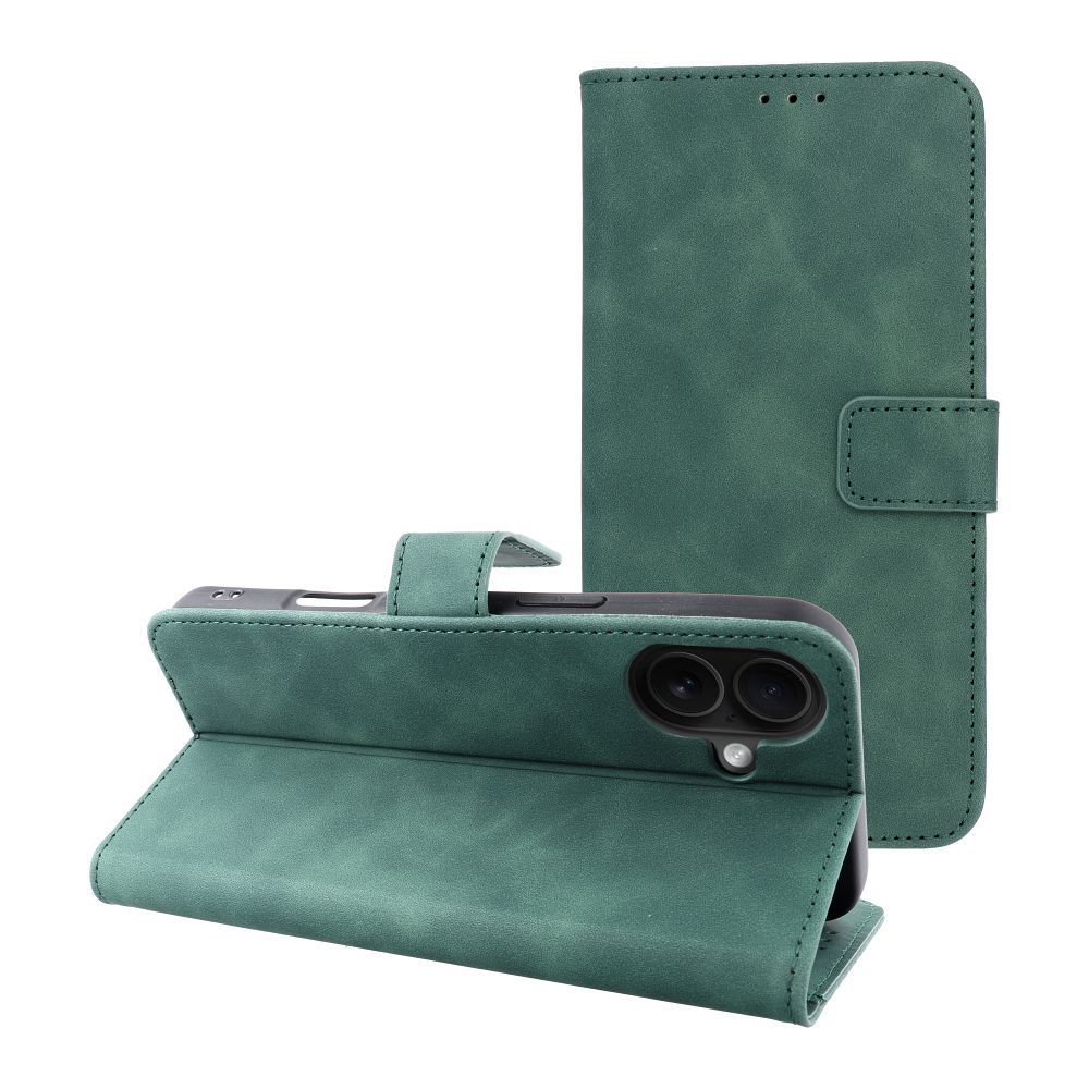TENDER Book Case for IPHONE 16 Plus ( 6.7 green - Image 1