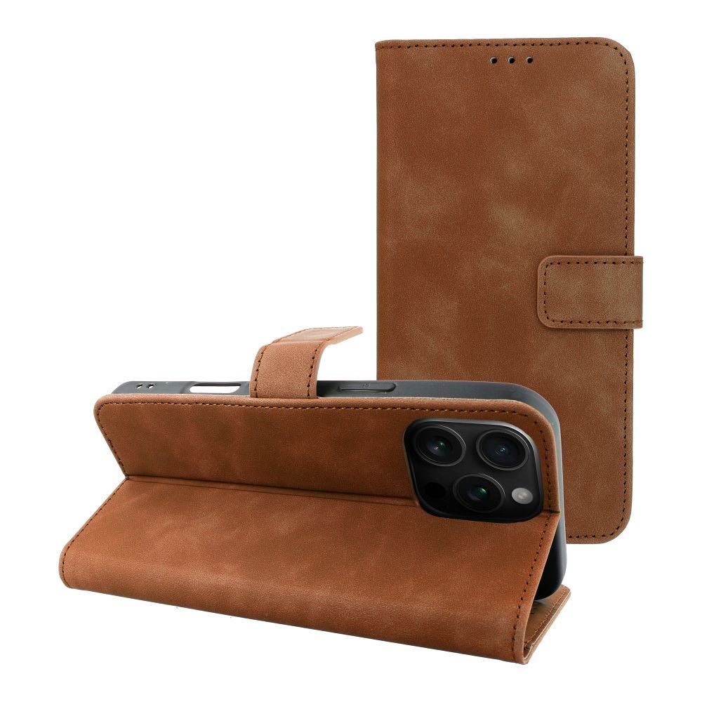 TENDER Book Case for IPHONE 16 Pro Max brown TENDER Book Case for IPHONE 16 Pro Max brown - Image 1