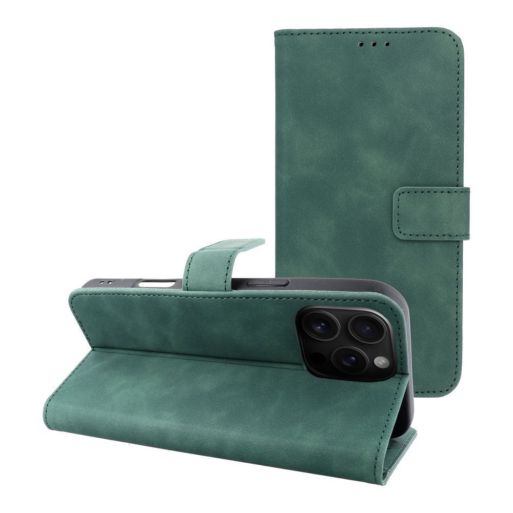 TENDER Book Case for IPHONE 16 Pro Max green TENDER Book Case for IPHONE 16 Pro Max green - Image 1