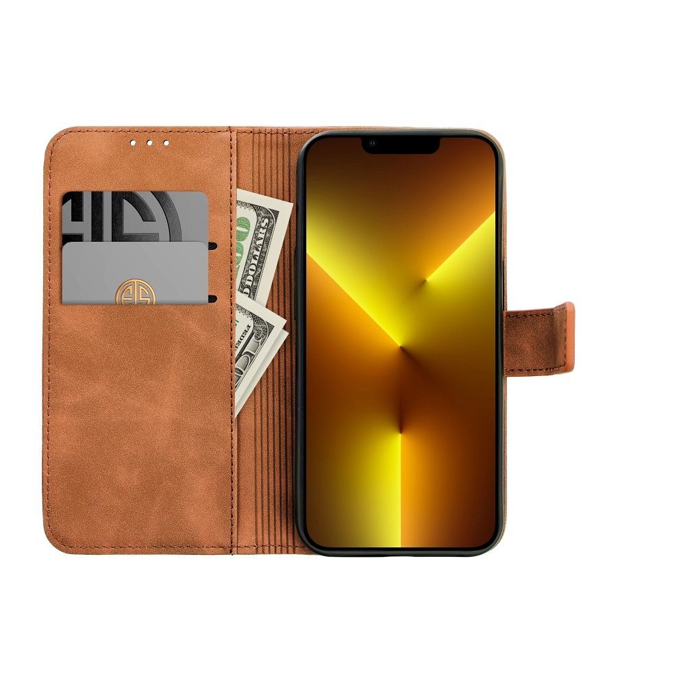 TENDER Book Case for XIAOMI Redmi Note 14 5G brown - Image 2