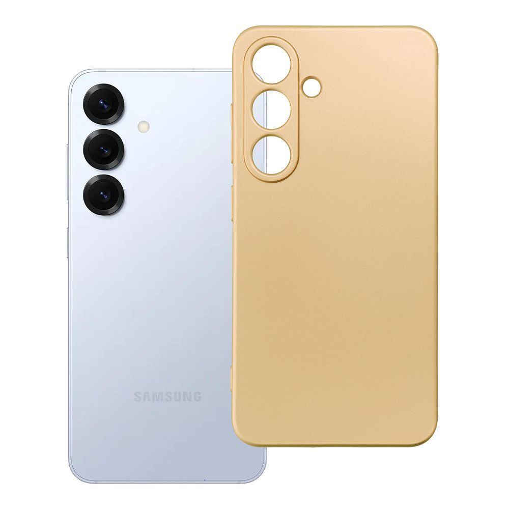 METALLIC Case for SAMSUNG S25 gold - Image 1