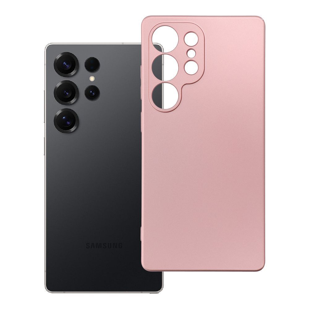 METALLIC Case for SAMSUNG S25 Ultra pink - Image 1