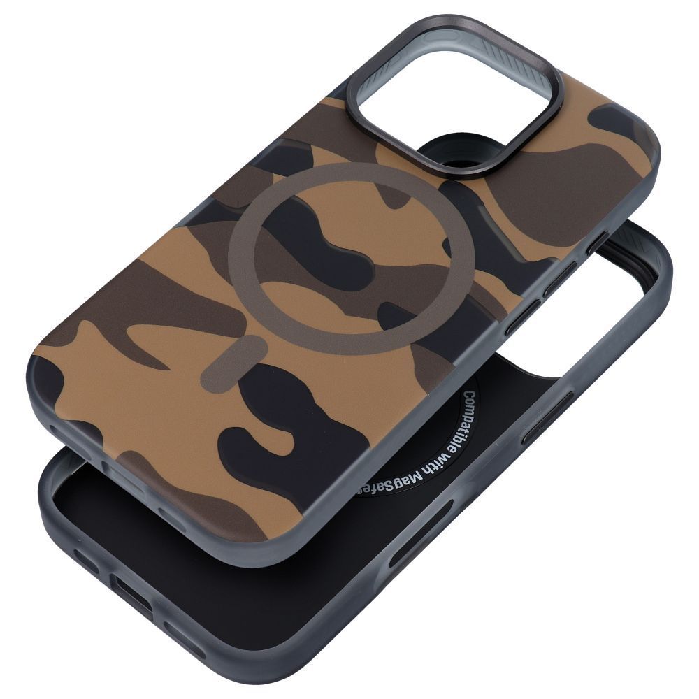FORCELL F-PROTECT Levels with Dual Layer 4D technology, Military Drop-Test compatible with MagSafe for IPHONE 16 desert camo - Image 1