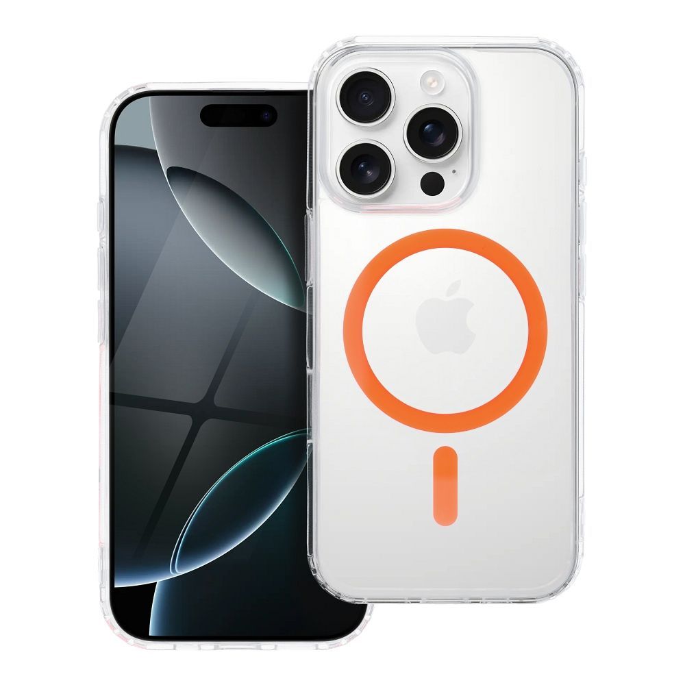 Drop Glue Colorful Ring Mag Cover compatible with MagSafe for IPHONE 14 orange Drop Glue Colorful Ring Mag Cover compatible with MagSafe for IPHONE 14 orange - Image 1