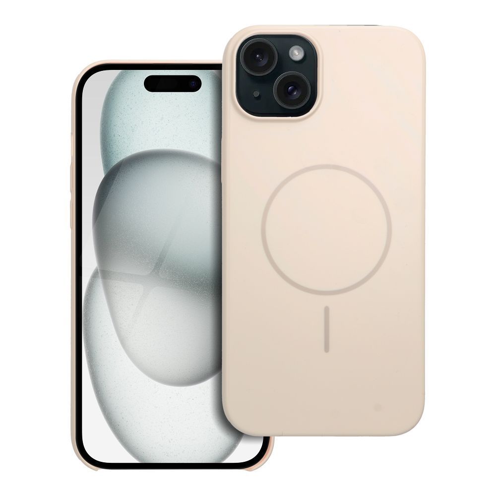 Glossy Mag Cover compatible with MagSafe for IPHONE 15 PLUS white - Image 1