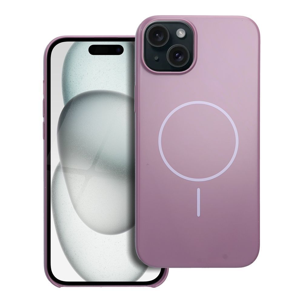 Glossy Mag Cover compatible with MagSafe for IPHONE 15 PLUS purple - Image 1