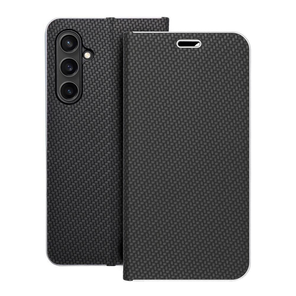 LUNA Book Carbon for SAMSUNG S23 FE black LUNA Book Carbon for SAMSUNG S23 FE black - Image 1