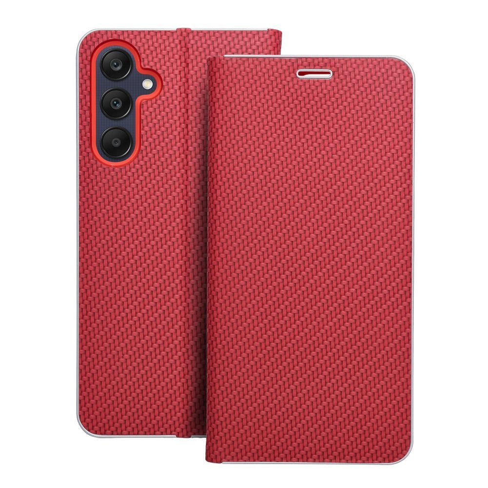 LUNA Book Carbon for SAMSUNG A25 5G red - Image 1