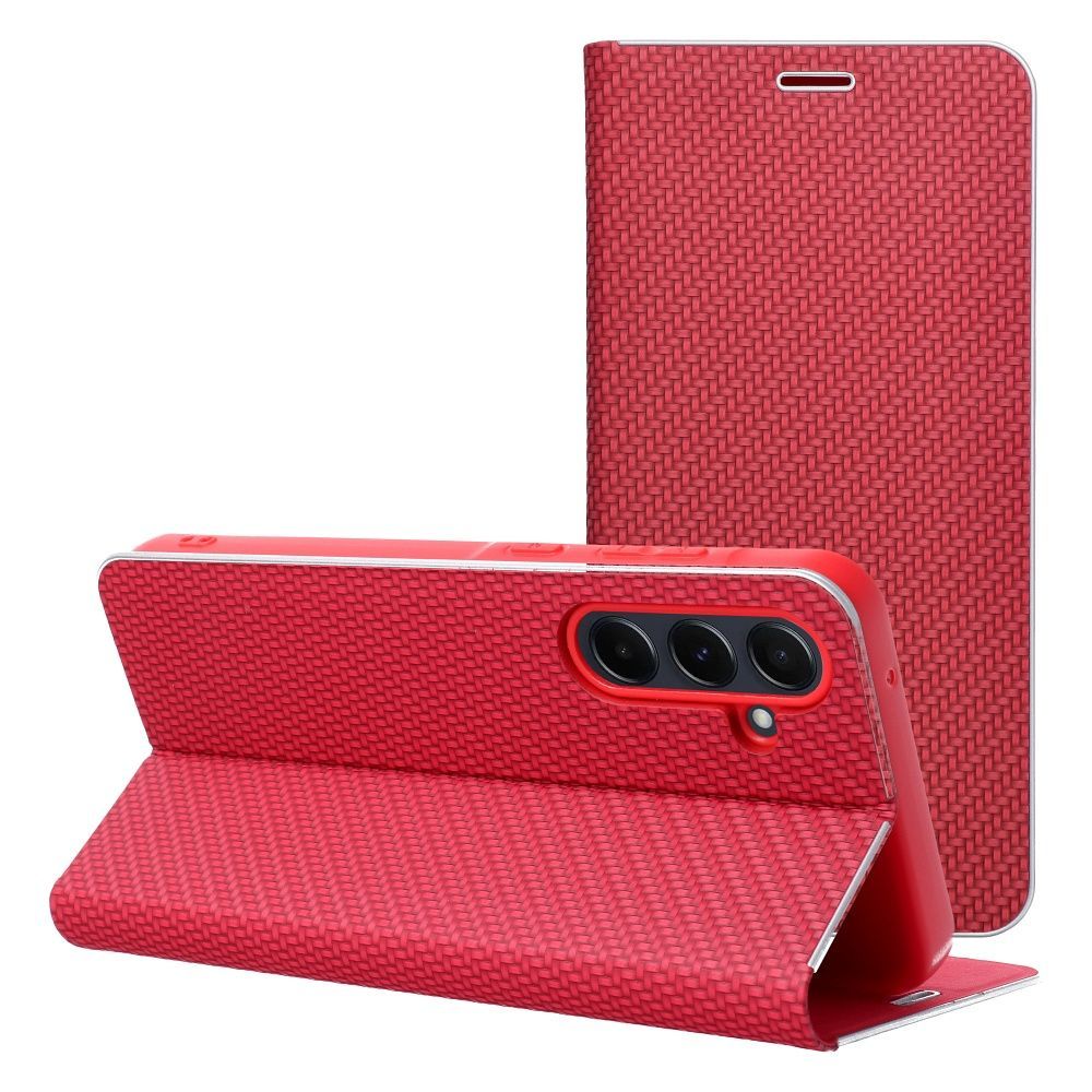LUNA Book Carbon for Xiaomi Redmi 13C / POCO C65 red - Image 2