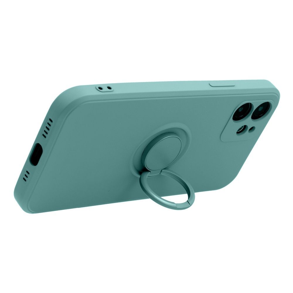 SILICONE RING case for IPHONE 16 Plus green - Image 2