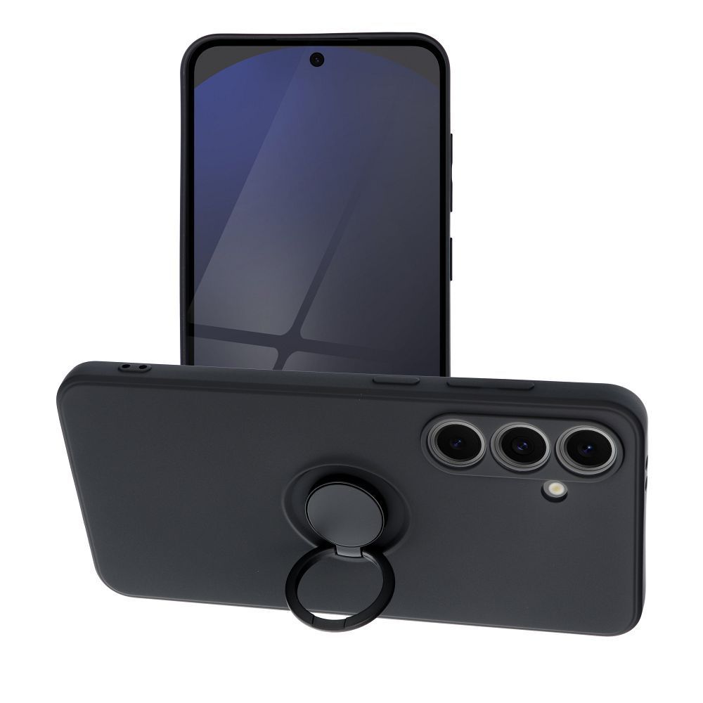 SILICONE RING case for SAMSUNG S24 FE black - Image 1