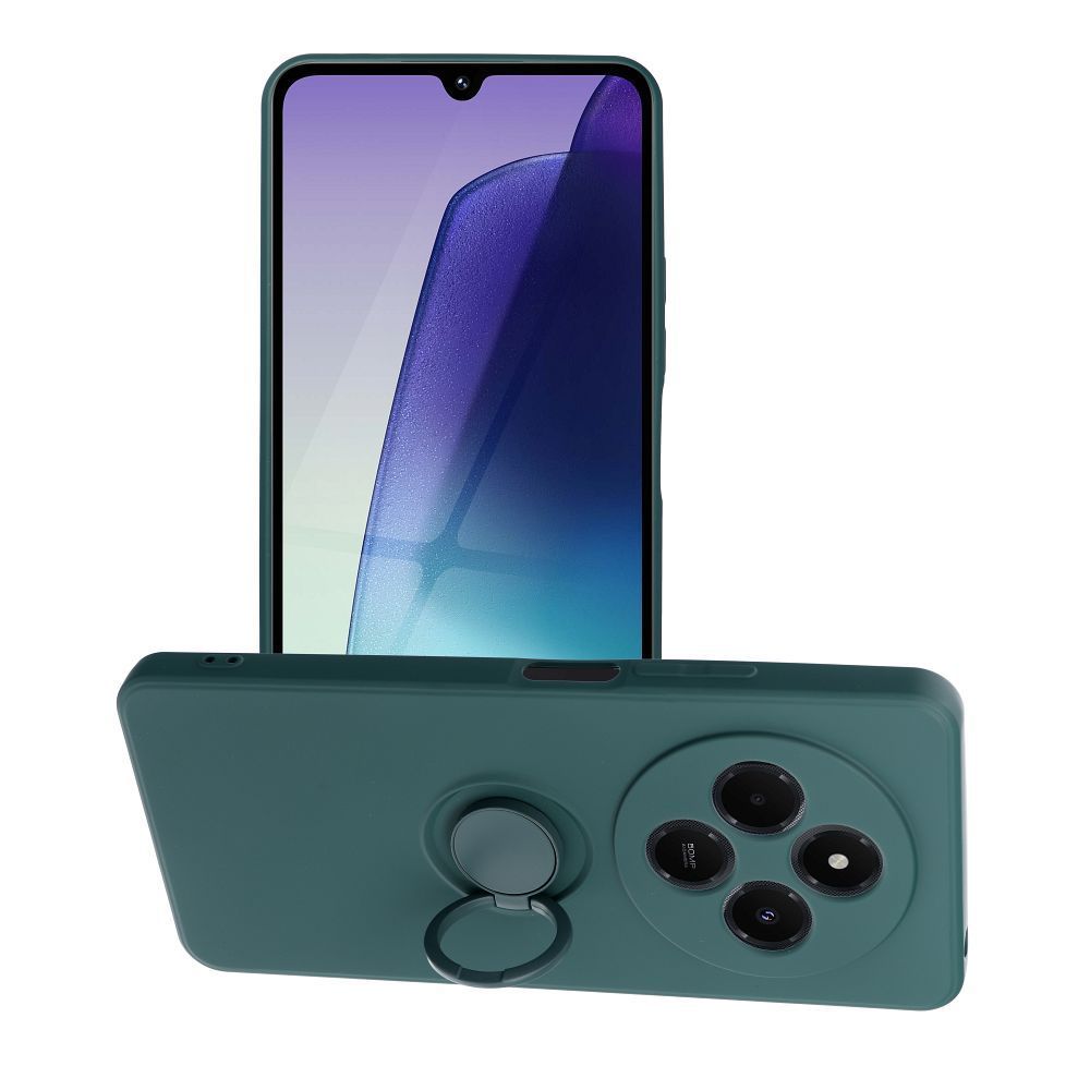 SILICONE RING case for XIAOMI Redmi 14C green - Image 1