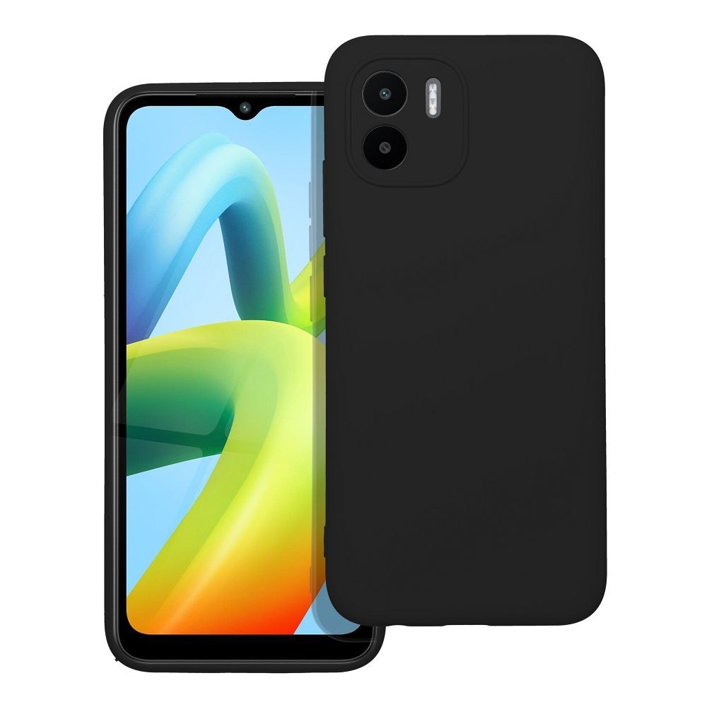 SILICONE case for XIAOMI Redmi A1 / Redmi A2 black - Image 1