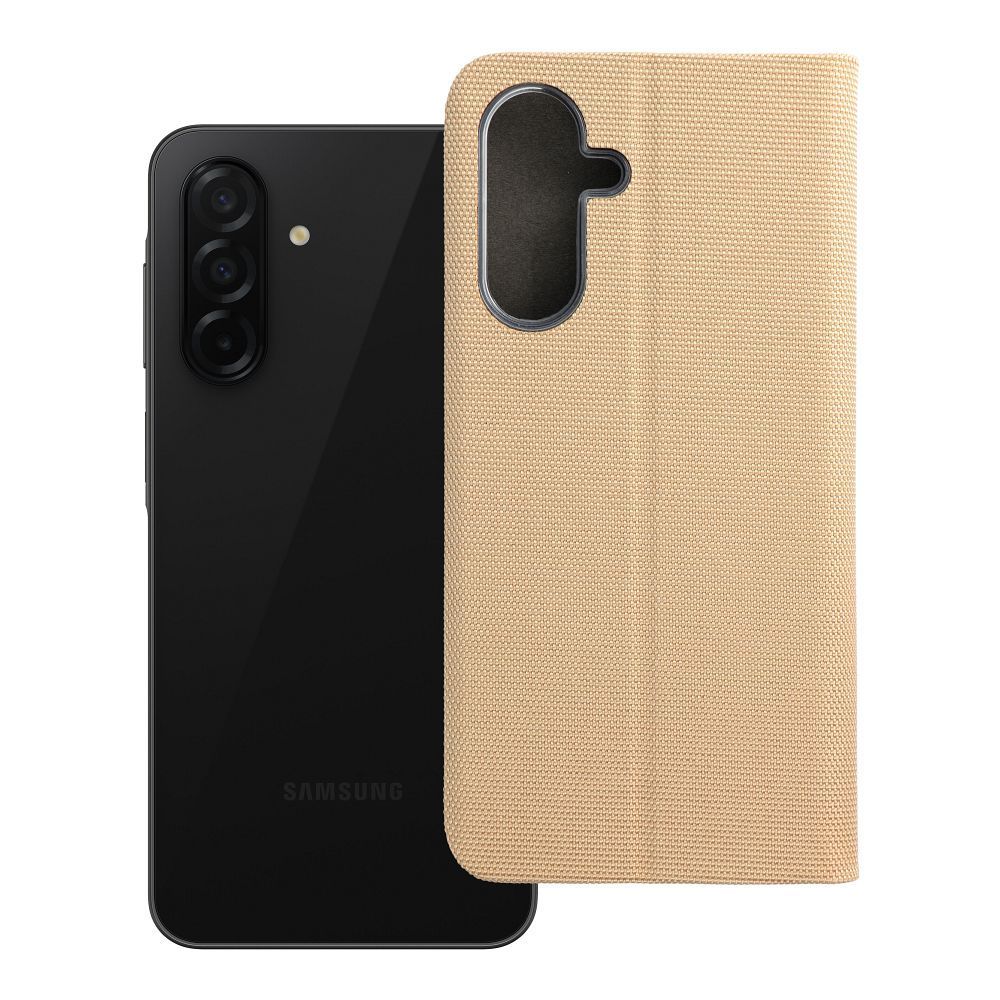 SENSITIVE Book case for SAMSUNG A26 5G gold - Image 1