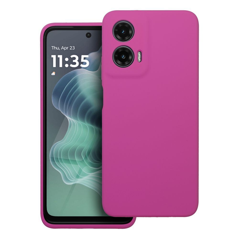 Case SILICONE 2mm for MOTOROLA G35 5G pink - Image 1