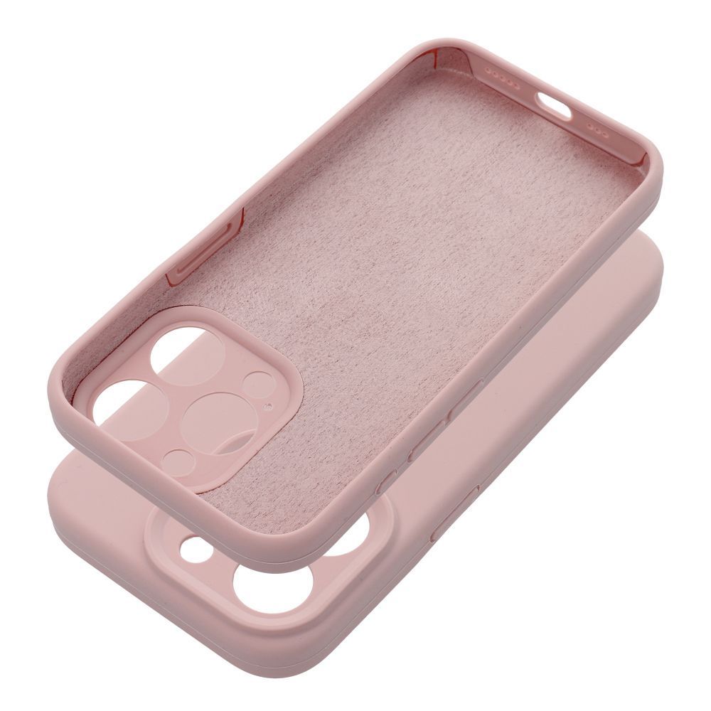 Case SILICONE 2mm for IPHONE 16 sand pink - Image 1