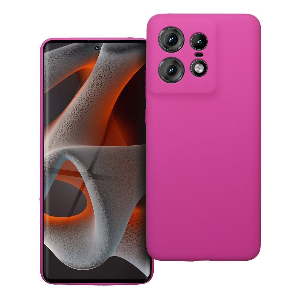 Case SILICONE 2mm for MOTOROLA EDGE 50 Pro pink - Image 1