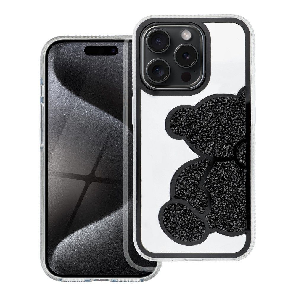 TEDDY BEAR Case for IPHONE 16 Pro black - Image 1
