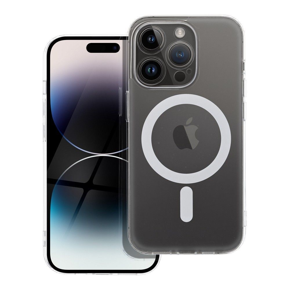 FROST MAG COVER case with camera protection compatible with MagSafe for IPHONE 14 Pro transparent FROST MAG COVER case with camera protection compatible with MagSafe for IPHONE 14 Pro transparent - Image 1