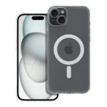FROST MAG COVER case with camera protection compatible with MagSafe for IPHONE 15 Plus transparent