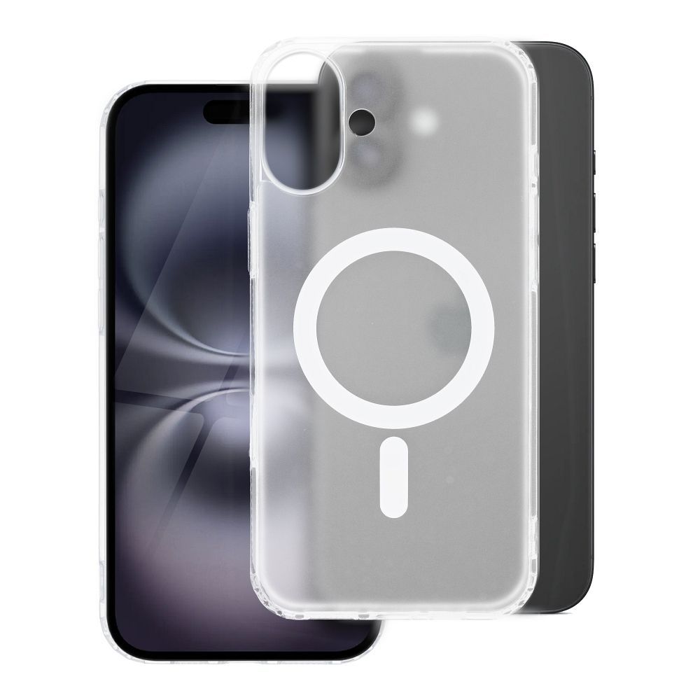 FROST MAG COVER case compatible with MagSafe for IPHONE 14 Plus transparent - Image 1