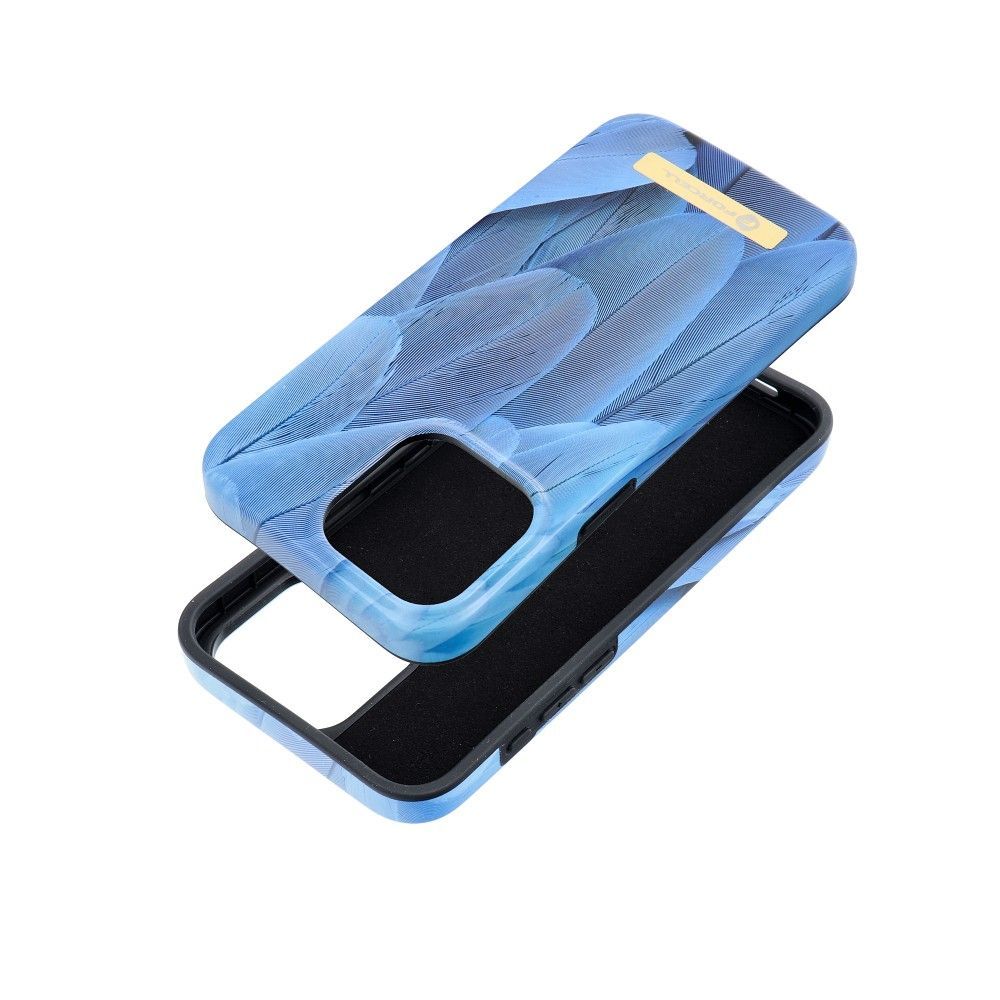 FORCELL F-PROTECT Mirage case compatible with MagSafe for IPHONE 15 Pro Max blue bird - Image 1