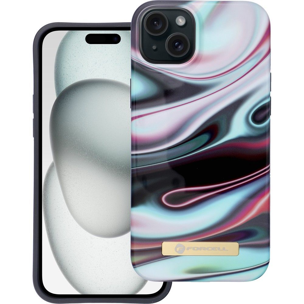 FORCELL F-PROTECT Mirage case compatible with MagSafe for IPHONE 15 Plus glow - Image 2