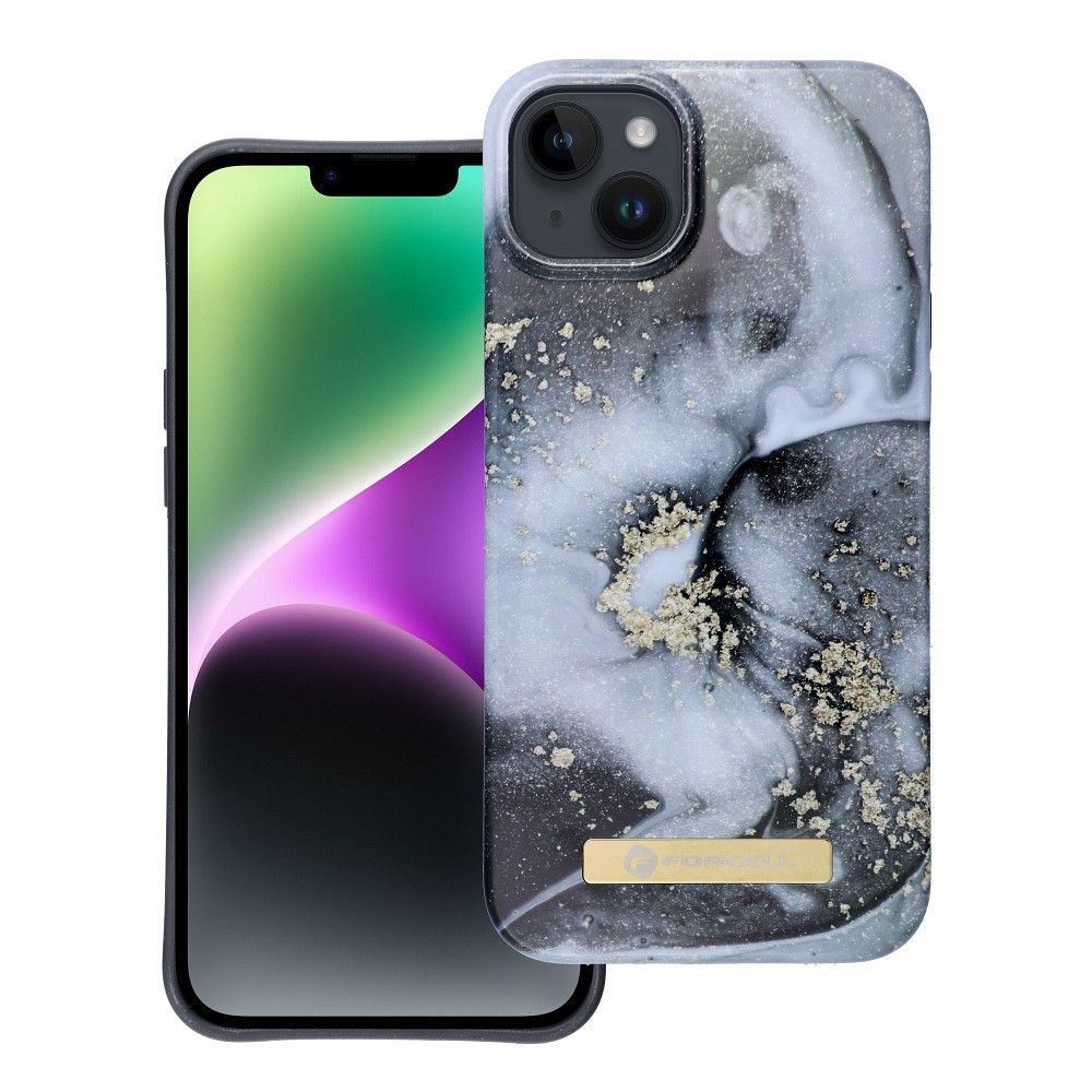 FORCELL F-PROTECT Mirage case compatible with MagSafe for IPHONE 14 Plus marble mist - Image 2