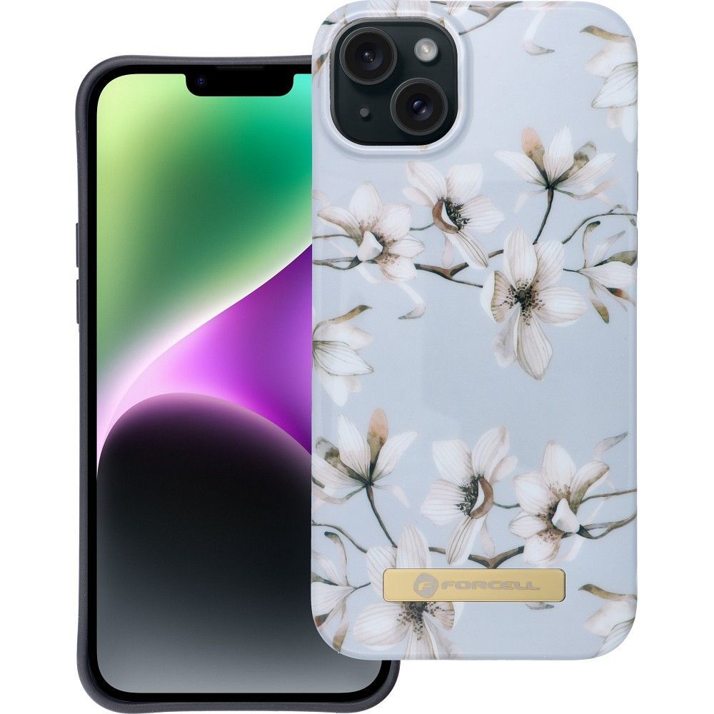 FORCELL F-PROTECT Mirage case compatible with MagSafe for IPHONE 14 Plus spring flowers - Image 2