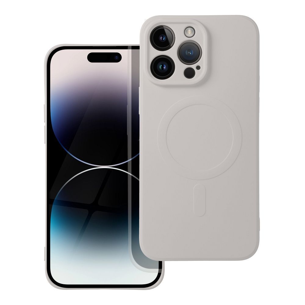 SILICONE MAG COVER case compatible with MagSafe for SAMSUNG S25 Ultra grey titatnium - Image 1