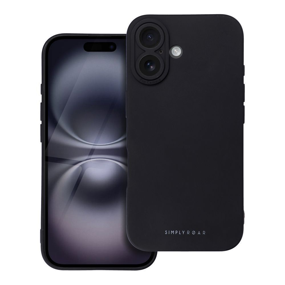 ROAR case LUNA for IPHONE 16 Black - Image 1