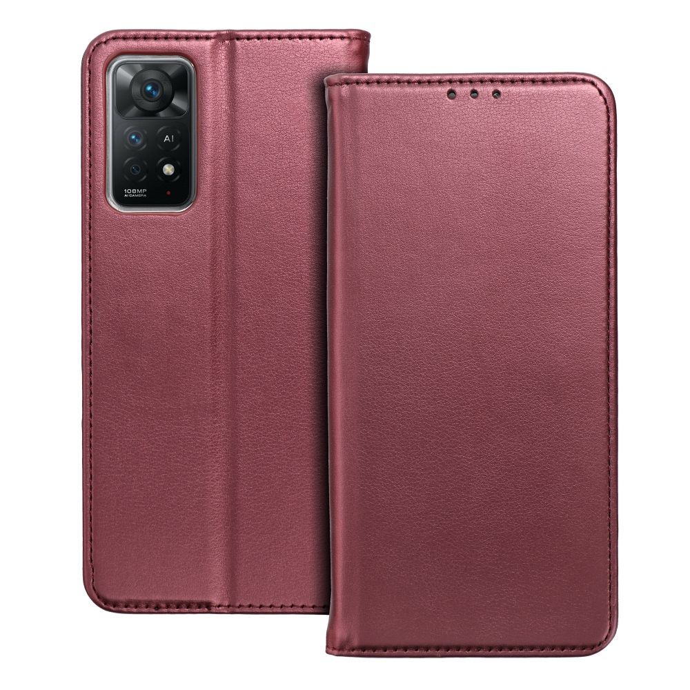 SMART MAGNETO Book case for XIAOMI XIAOMI Redmi 13C 4G / 13C 5G / POCO C65 burgundy - Image 2