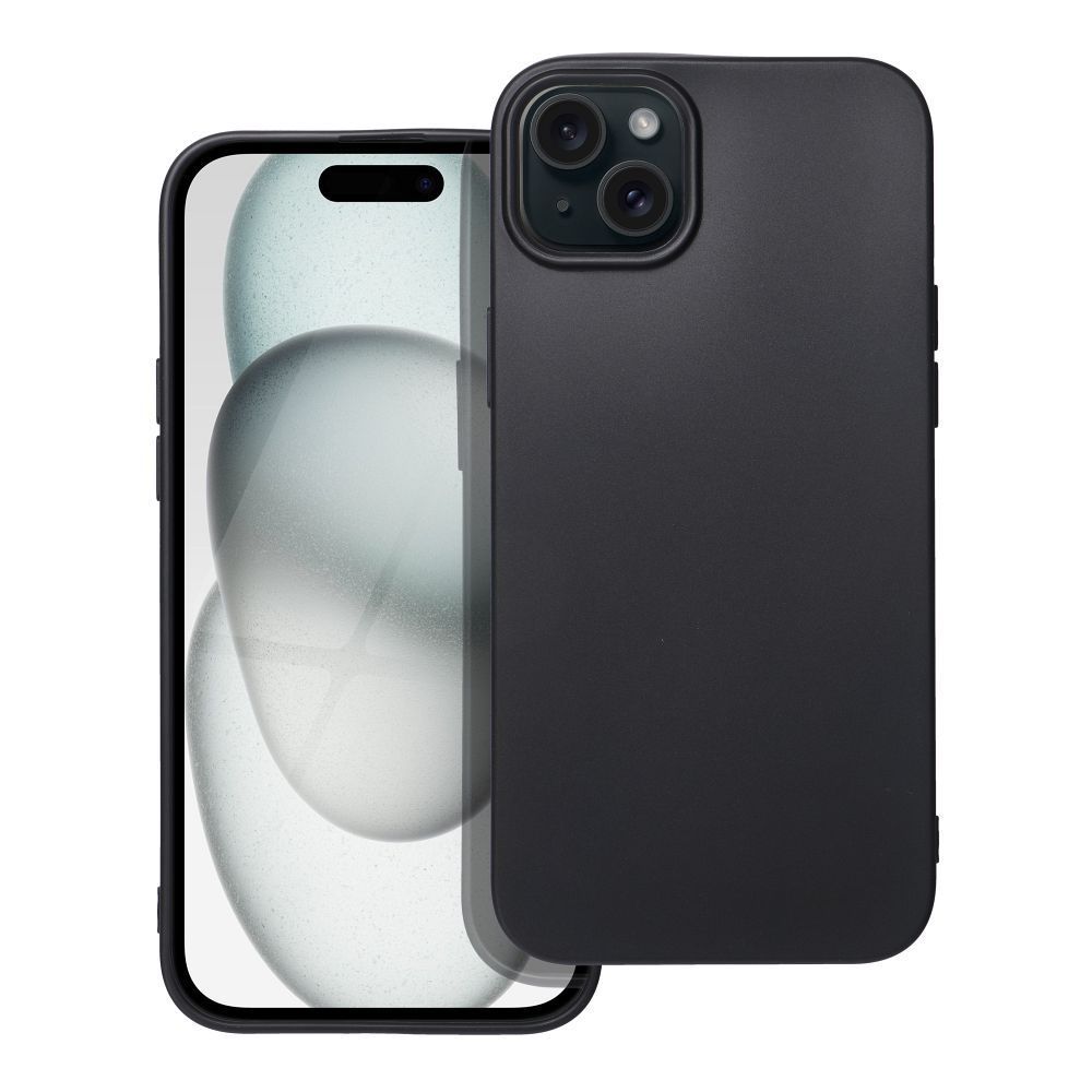 SOFT case for IPHONE 15 Plus black - Image 1