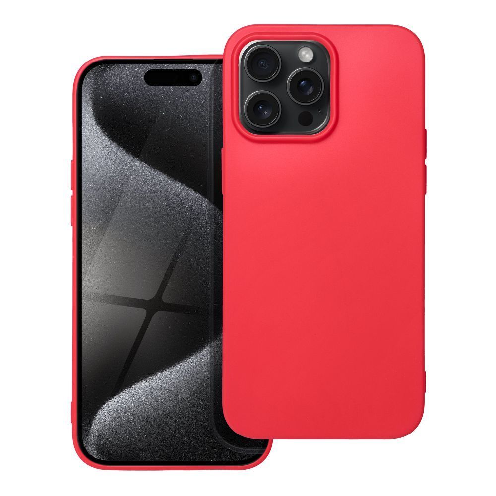 SOFT case for IPHONE 15 Pro Max red - Image 1
