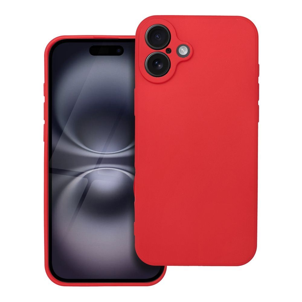 SOFT case for IPHONE 16 Plus red - Image 1
