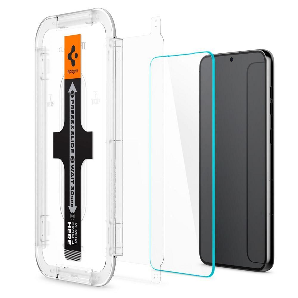 SPIGEN tempered glass GLAS.TR ”EZ FIT” 2-pack for SAMSUNG S23 transparent - Image 2