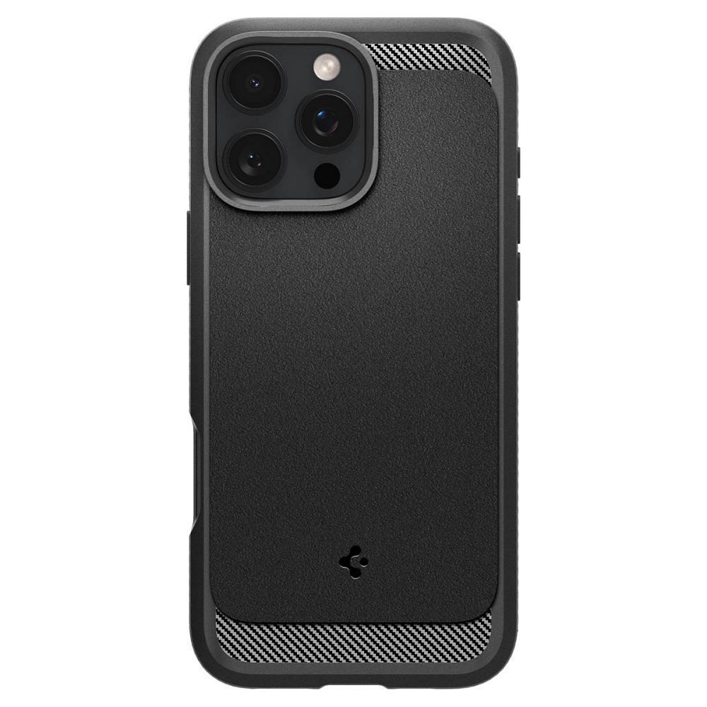 SPIGEN case RUGGED ARMOR MAG compatible with MagSafe for IPHONE 16 Pro matte black - Image 2